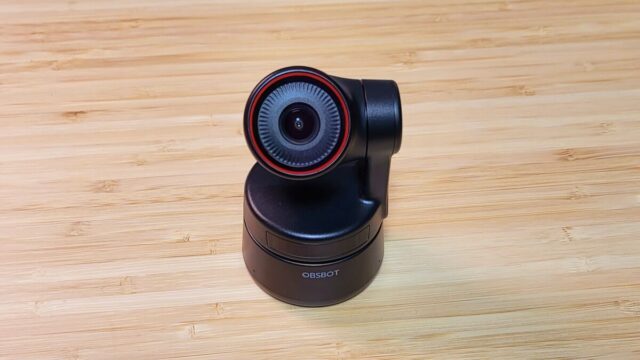 OBSBOT Tiny 4K WEB レビュー】常に顔を映せるAI搭載の高画質Web