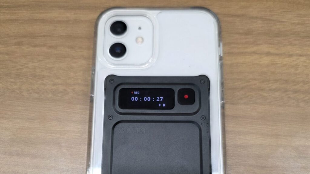 Notta Memo Proの録音ボタン